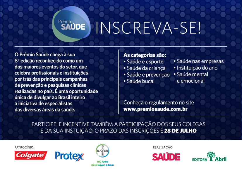 convite premio saude 2013