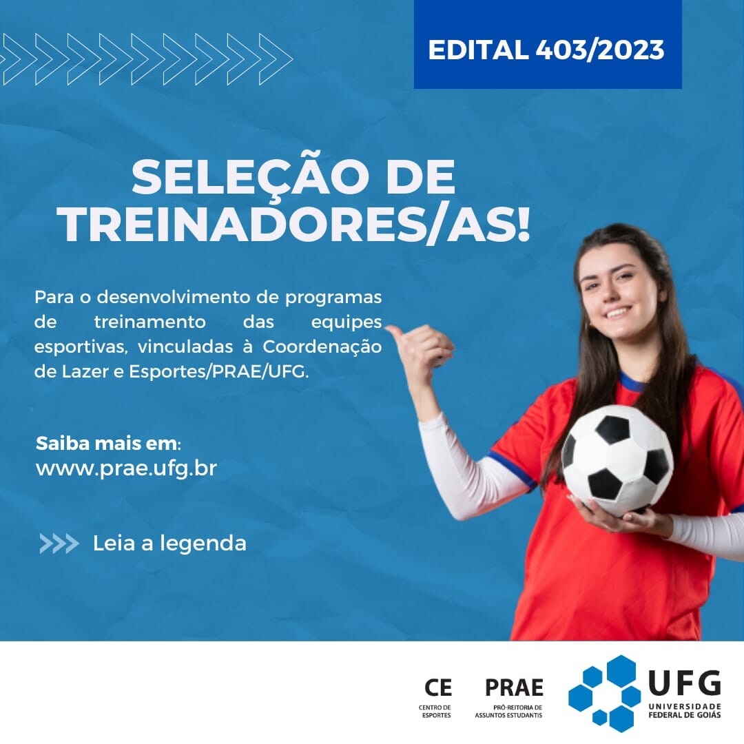 Edital Treinadores PRAE-UFG 2 - feed