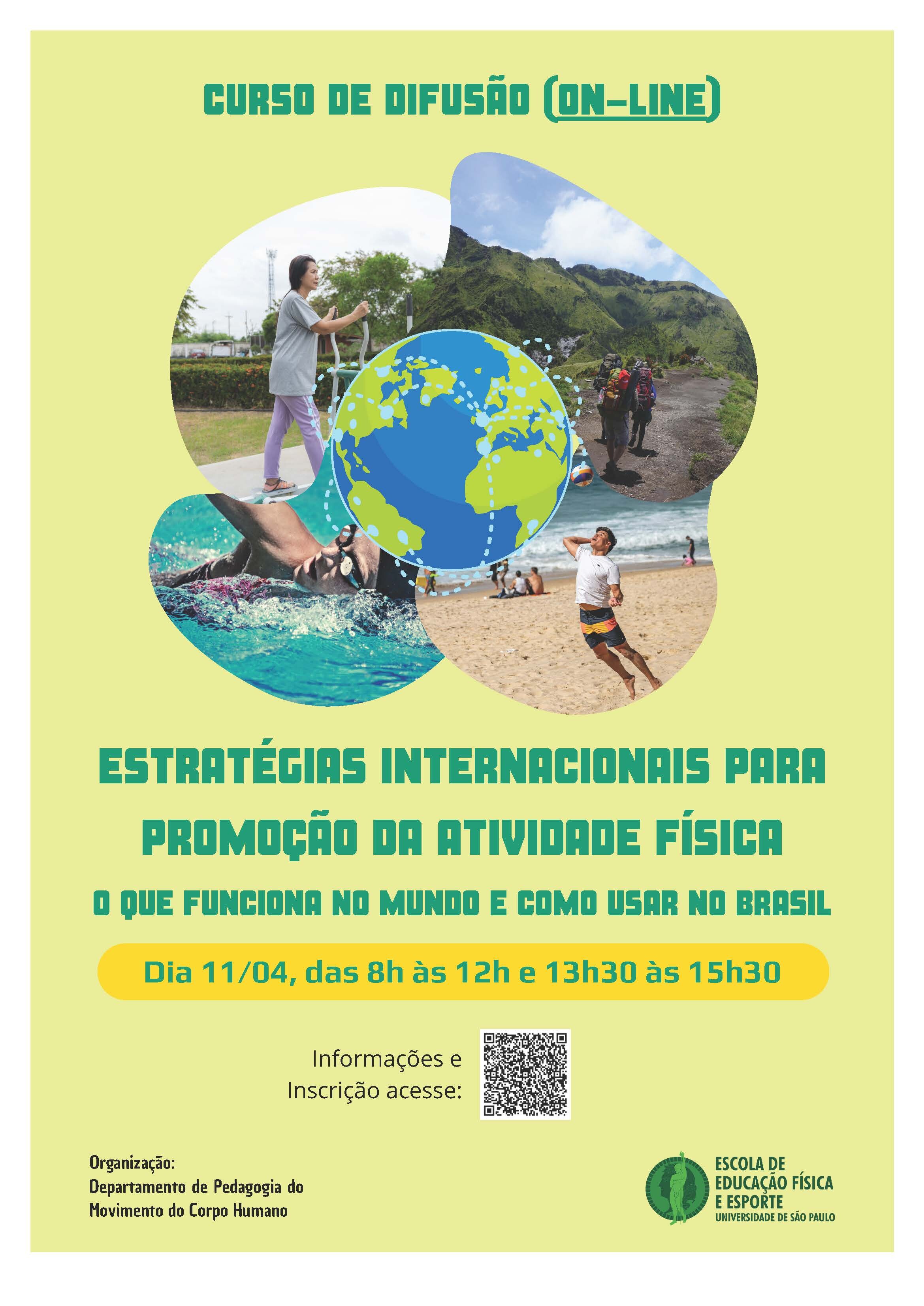Curso Online “Estratégias Internacionais para Promoção da Atividade Física: O que Funciona no Mundo e Como Usar no Brasil”