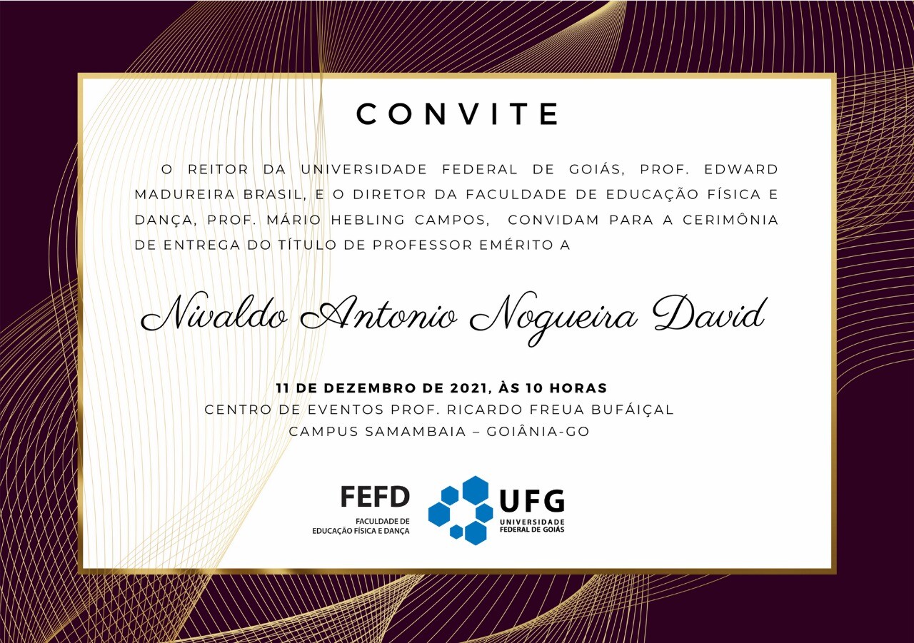FEFD Prof. Nivaldo