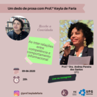 Banner fundo rosé - Live Prof.ª Keyla e Prof.ª