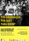 Divulgação da aula inaugural do Projeto Travessia