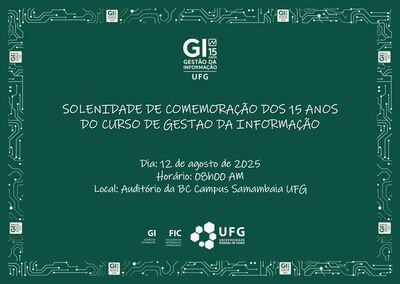 Evento comemorativo celebra 15 anos do curso