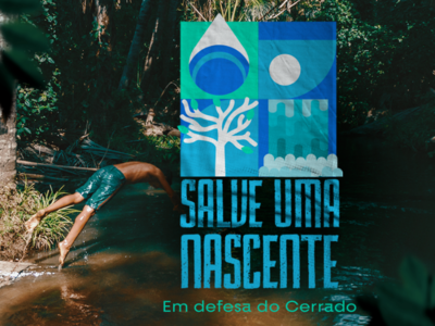 Imagem da campanha "Salve uma nascente"