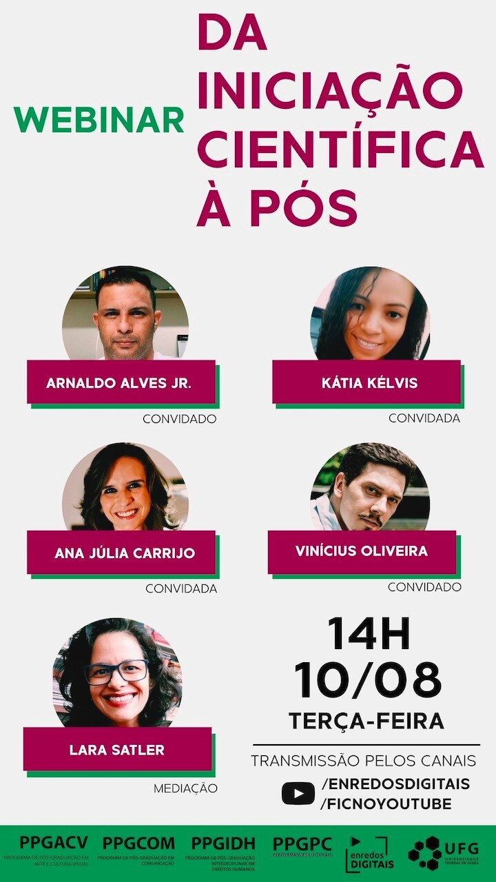 Webinar "Da Iniciação Científica à Pós 2