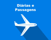 diárias e passagens diárias e passagens