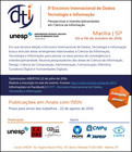 SUBMISSÕES DE TRABALHO 3º ENCONTRO INTERNACIONAL DADOS, TECNOLOGIA E INFORMAÇÃO, SUBMISSÃO DE TRABALHOS