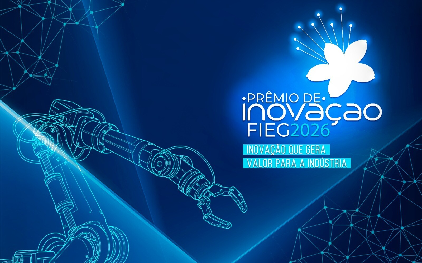 Arte oficial do Prêmio Fieg de Inovação 2026