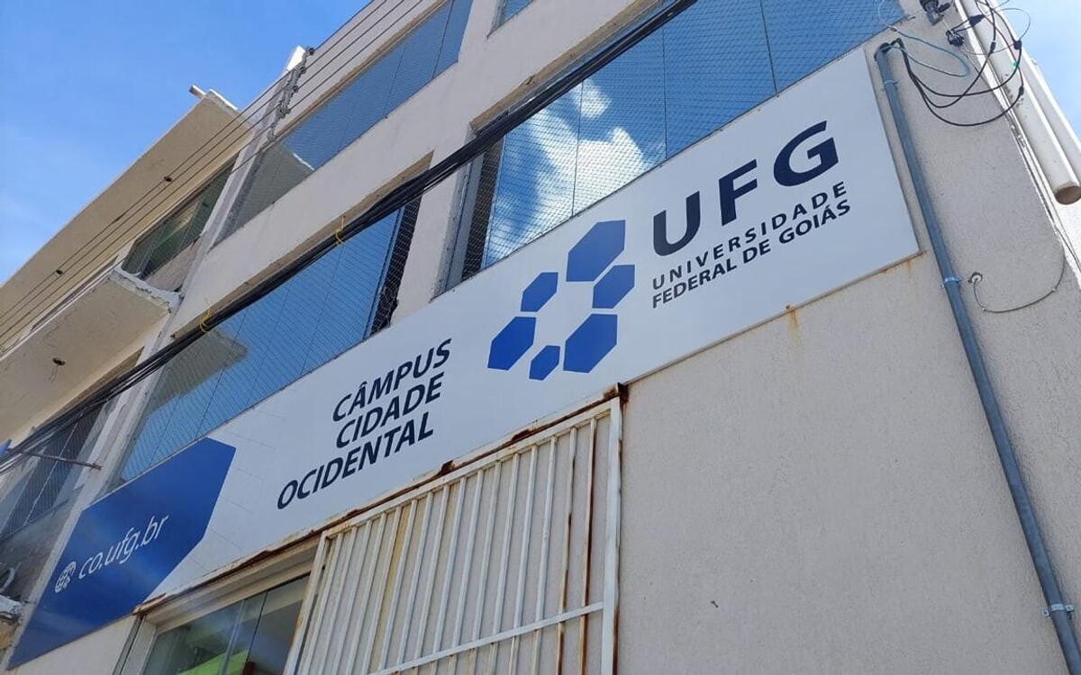 Fachada do Campus Cidade Ocidental da UFG