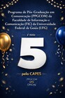 PPGCOM é nota 5 pela CAPES