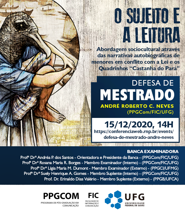 Defesa de mestrado: O sujeito e a leitura (André Neves)