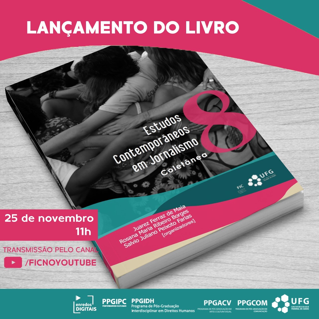 Live de lançamento: Estudos Contemporâneos em Jornalismo 8 (feed)