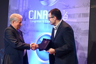 Fernando Belchior em premiação do setor elétrico