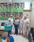 Brinquedos doados pela rede Solidariedade FCT entregues ao Centro de Imunização de Aparecida de Goiânia.