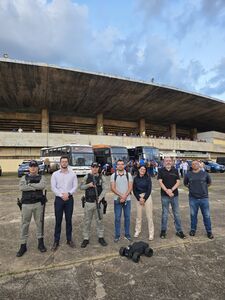 drone e policia