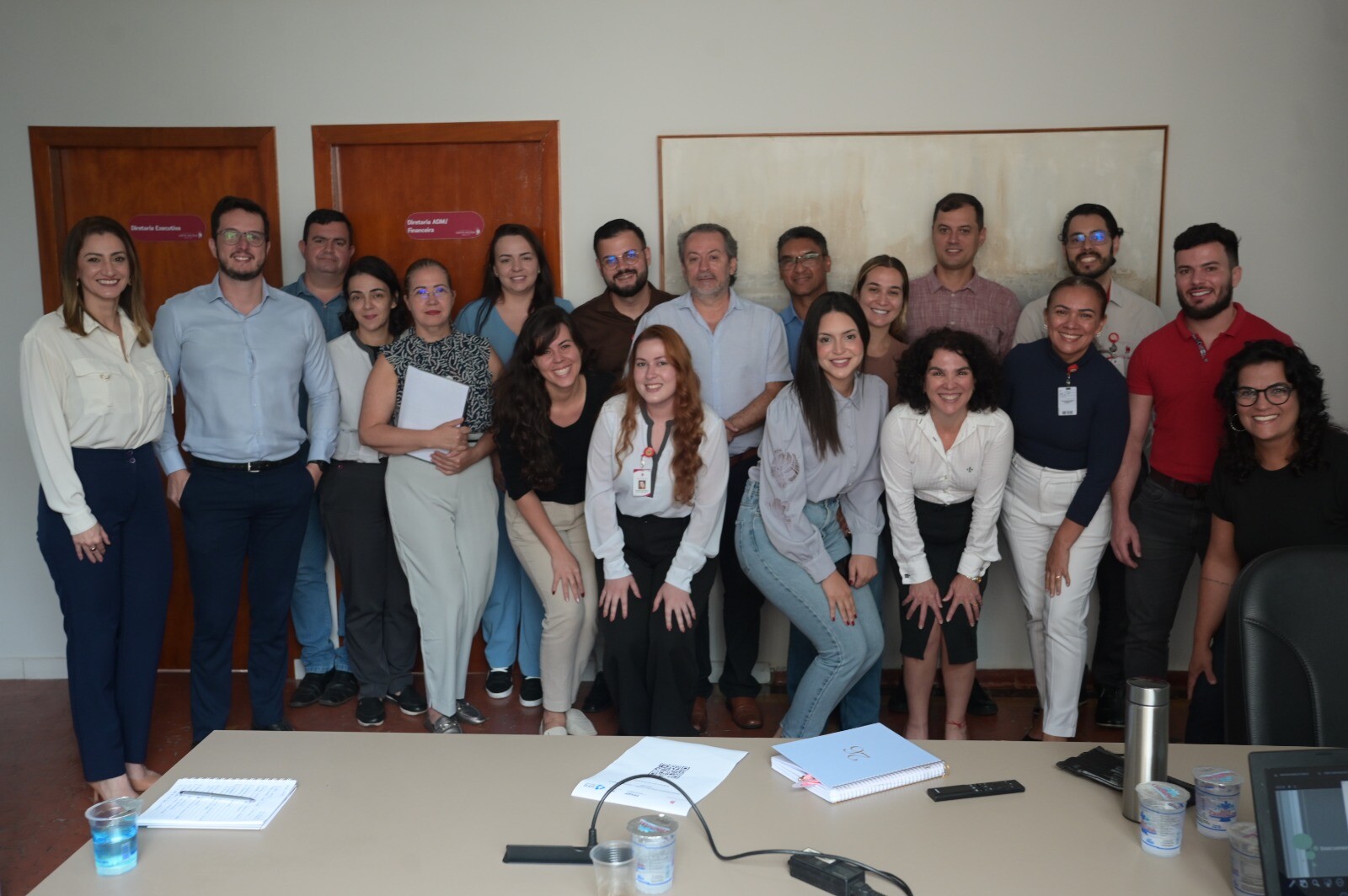 Grupo parceria FCT e Hosp Santa Helena