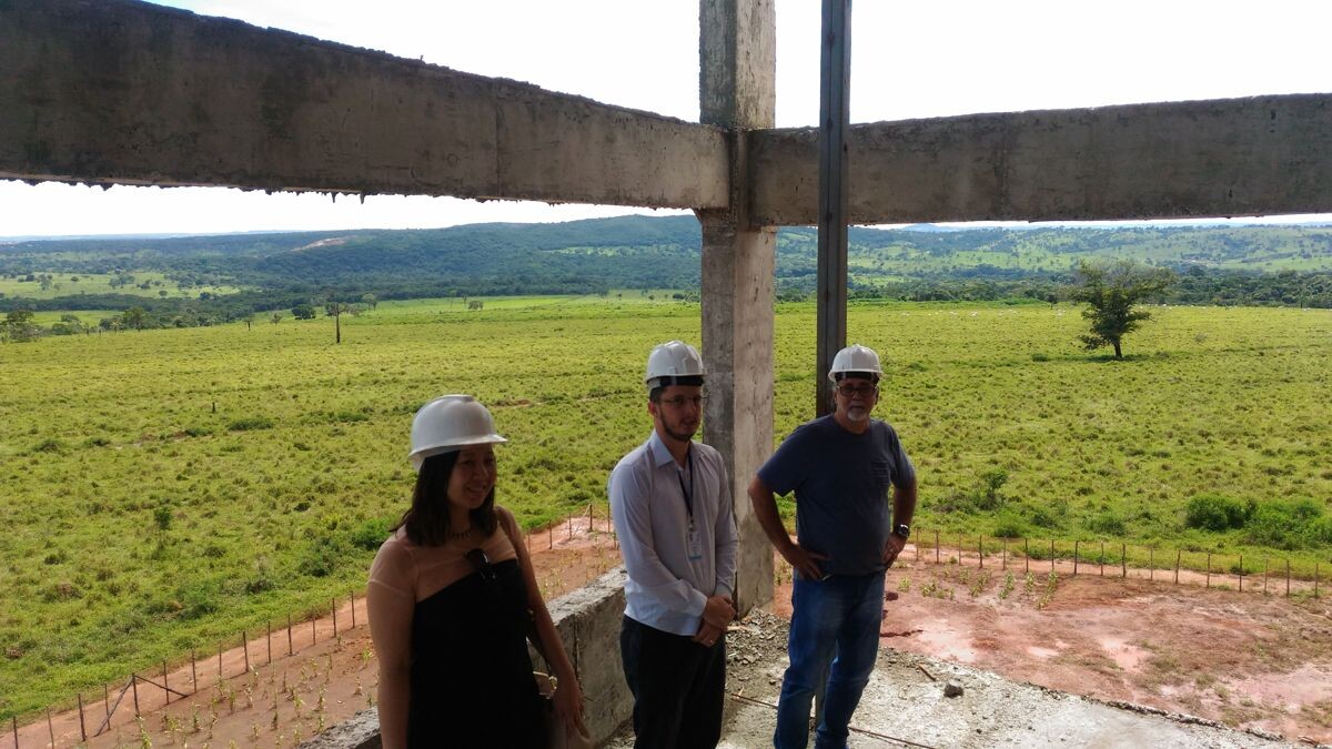 Visita ao último pavimento.