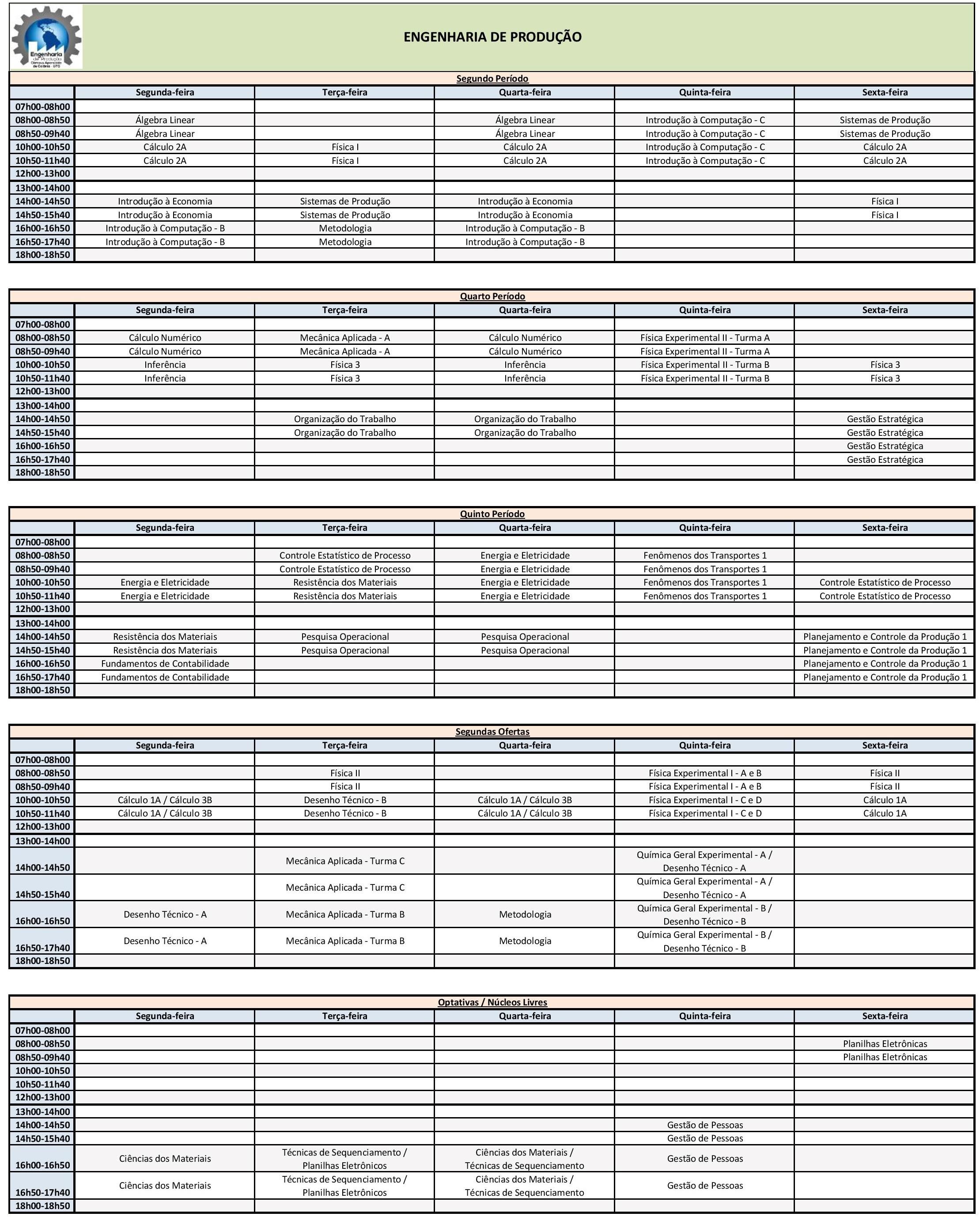 HorariodeAula20162