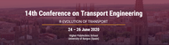 14th Conference on Transport Engineering