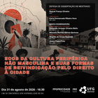 ECOS DA CULTURA PERIFÉRICA NÃO MASCULINA E SUAS