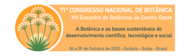 Evento - 71 Congresso Nacional de Botânica - 2020 Evento - 71 Congresso Nacional de Botânica - 2020
