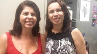 Professoras Dalva e Letícia