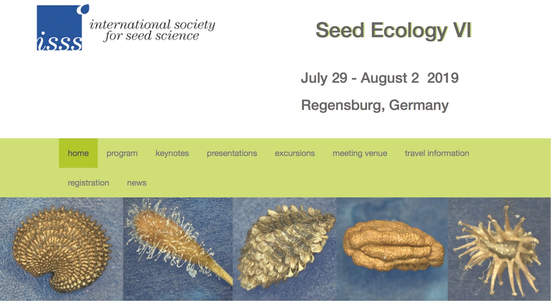 Conference - Seed Ecology 2019 2