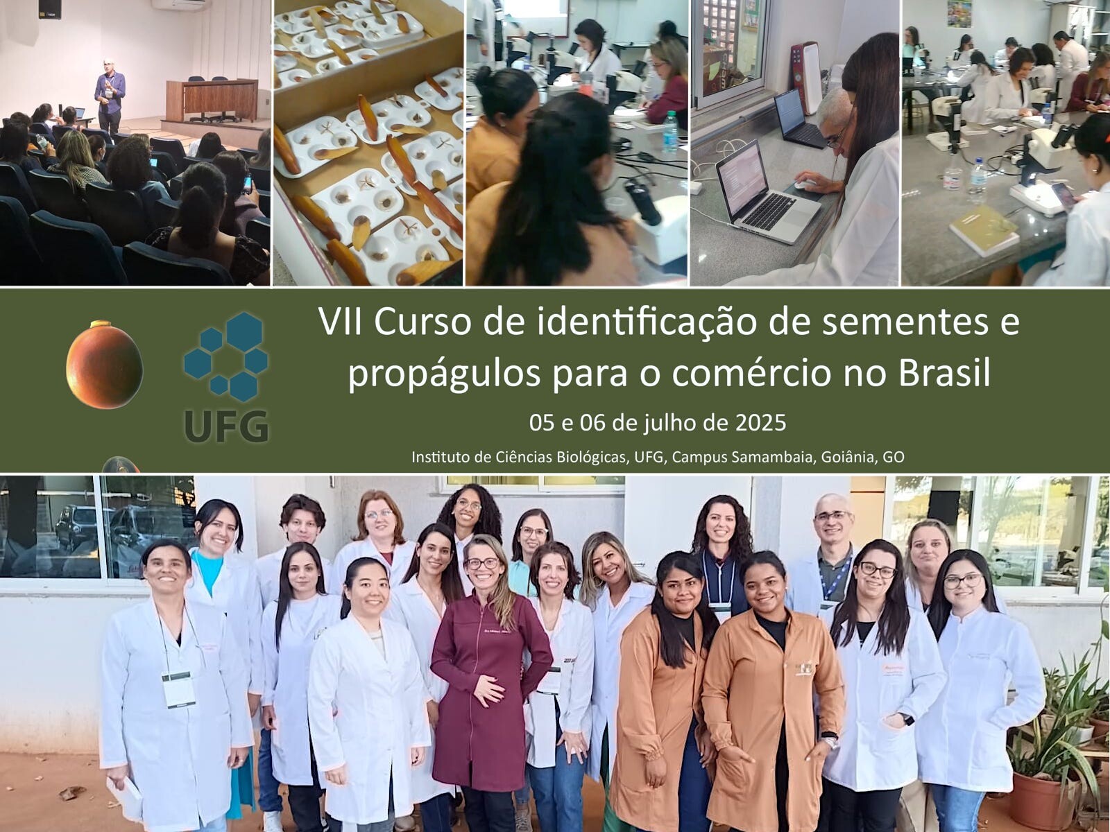 Eventos - Participantes - Curso de Identificacao de Sementes - 2025