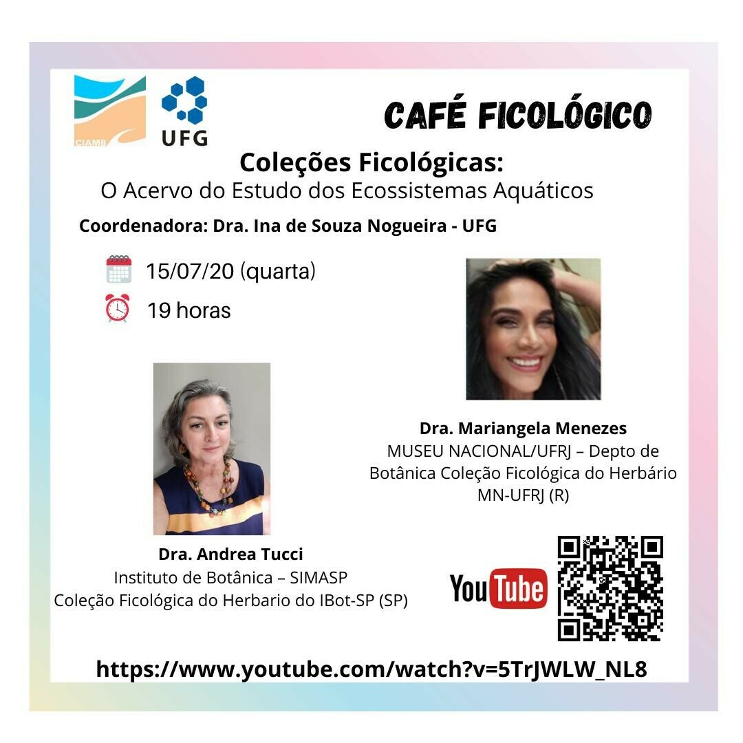 Extensao - Cafe Ficologico 3 - Colecoes ficologicas