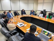 mesa reunião