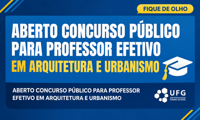 Concurso Arquitetura e Urbanismo 2026