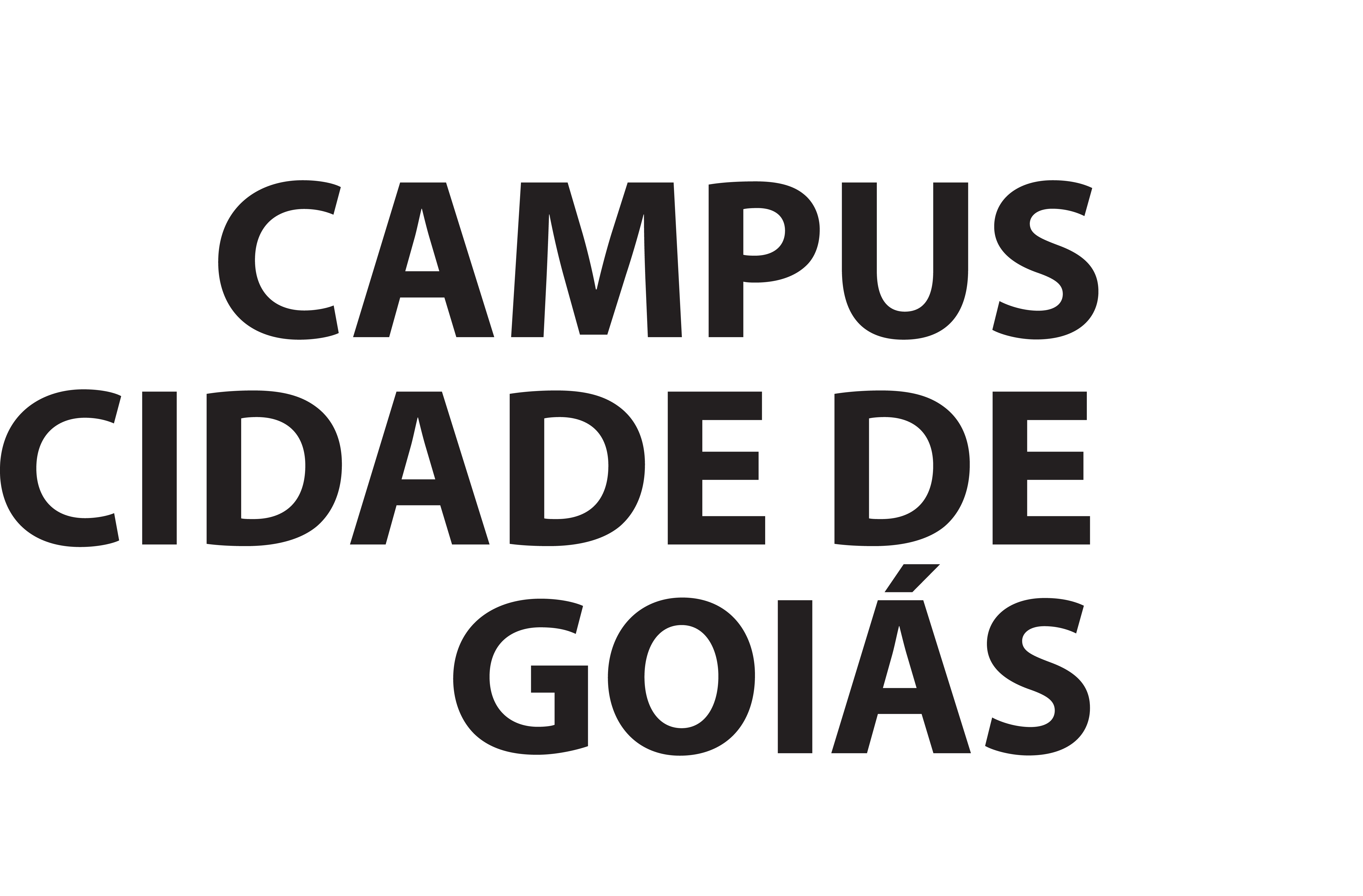 Campus Cidade de Goiás Campus Cidade de Goiás