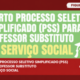 PSS Serviço Social 2026