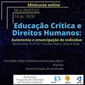 Minicurso educação crítica e DHs