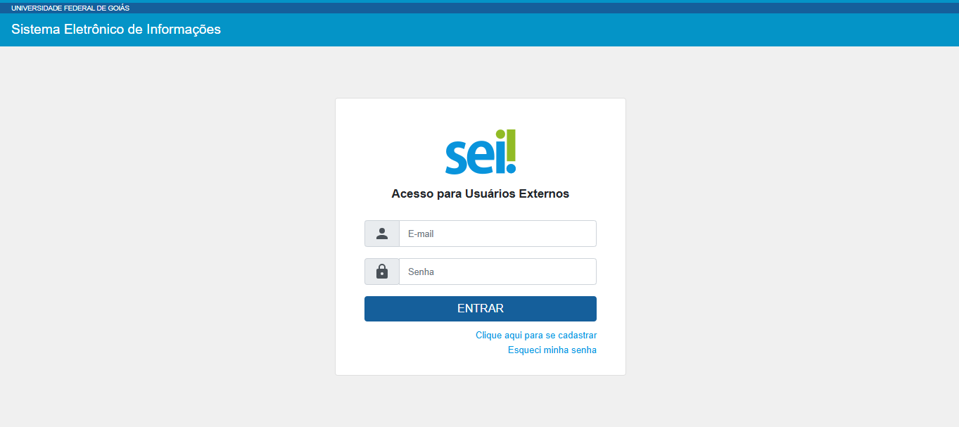 Print SEI usuários externos