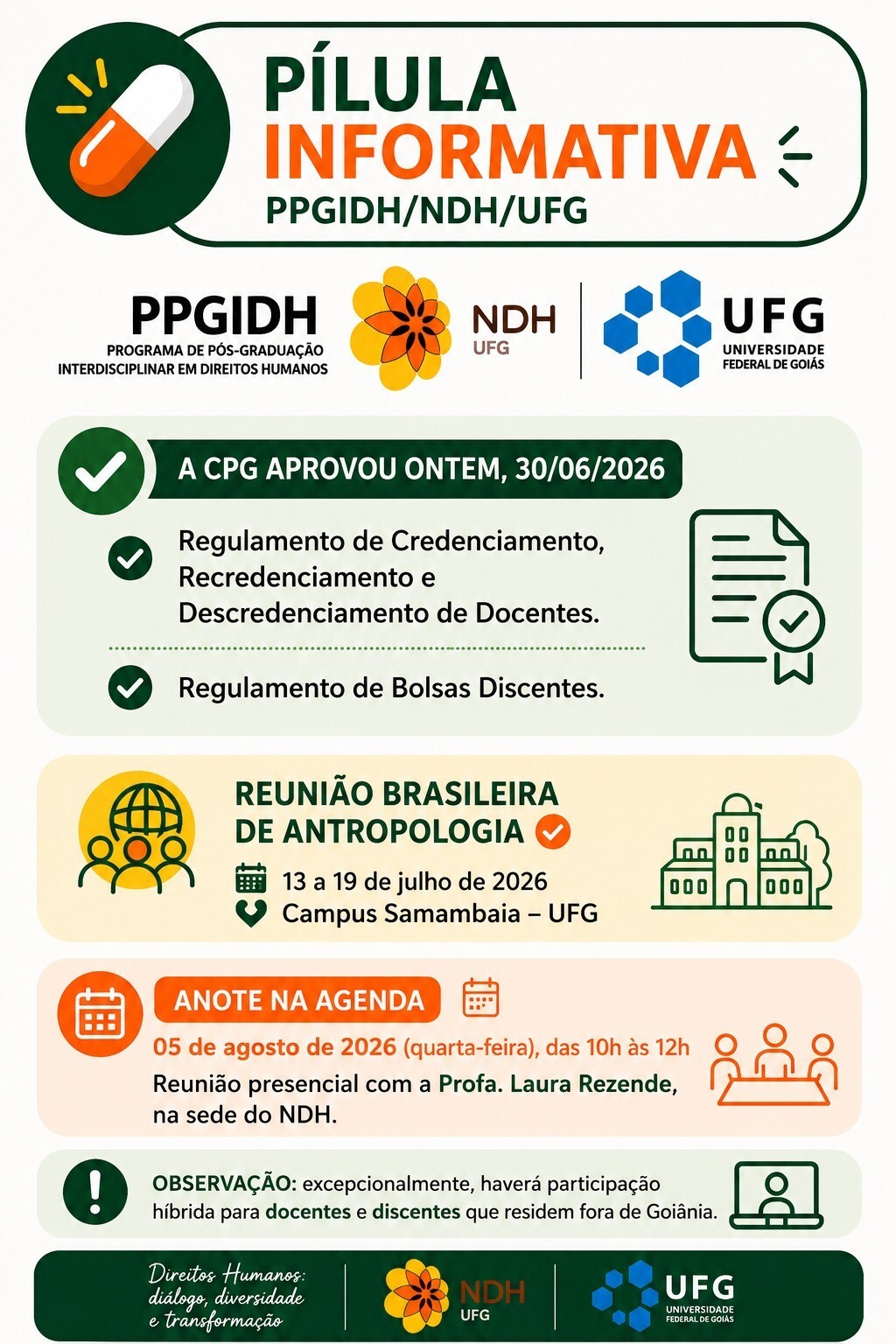 pílula informativa - Julho/2026