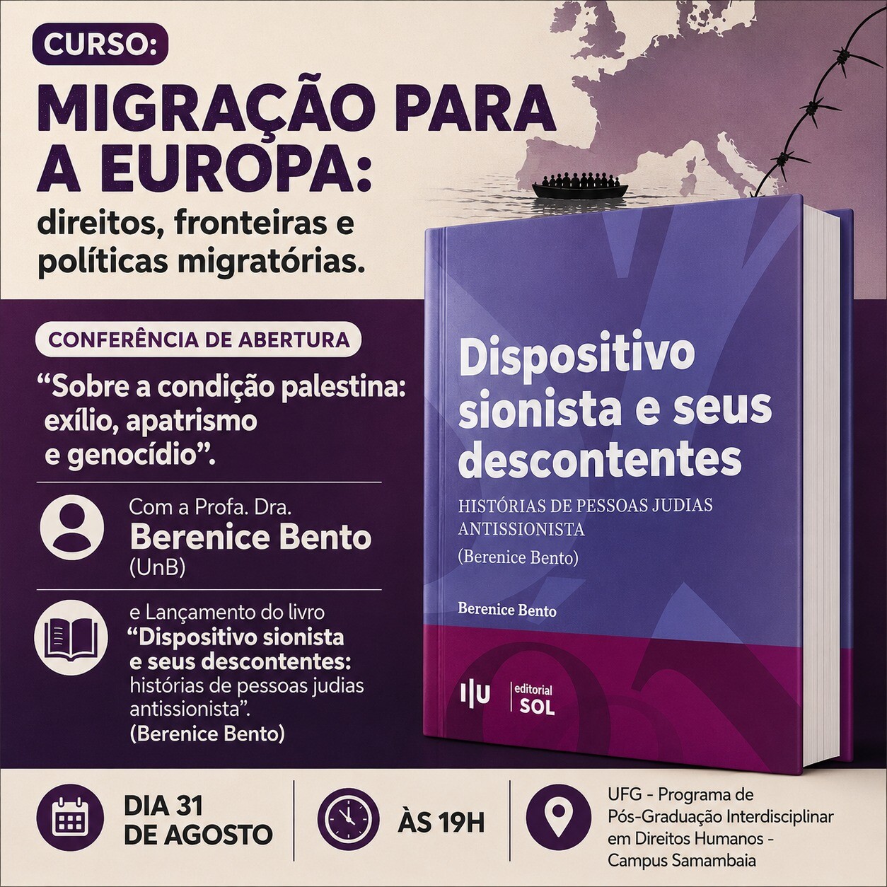 Evento prof.ª Berenice Bento