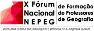 Logo X Fórum Nacional NEPEG 2020