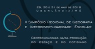 II Simpósio Regional de Geografia e Interdisciplinaridade Escolar