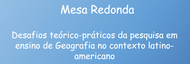 Título da Mesa Redonda 20181