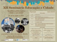 XII Seminário Educação e Cidade e VI Colóquio do LEPEG