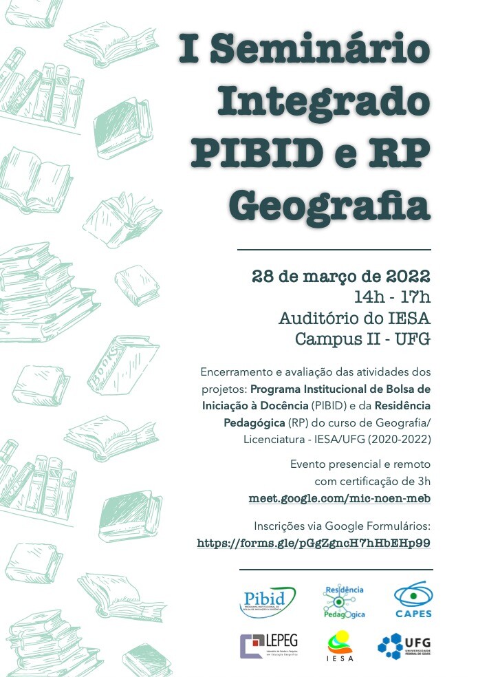 I Seminário Integrado PIBID e RP Geografia