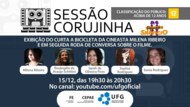 Sessão corujinha 
CLASSIFICAÇÃO DO PÚBLICO: ACIMA DE 12 ANOS
EXIBIÇÃO DO CURTA A BICICLETA DA CINEASTA MILENA RIBEIRO
E EM SEGUIDA RODA DE CONVERSA SOBRE O FILME.
Participantes: Milena Ribeiro
Rosângela de Araújo Schittini
Sarah de Oliveira Pires
Sophia Rodrigues
Sonia Rodrigues

Data: 15/12, das 19h30 às 20h30 
No canal: youtube.com/ufgoficial 