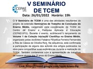Postagem 17 V Seminario