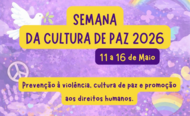 Semana da cultura de paz 2026 capa