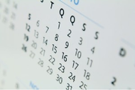 calendário de atividades