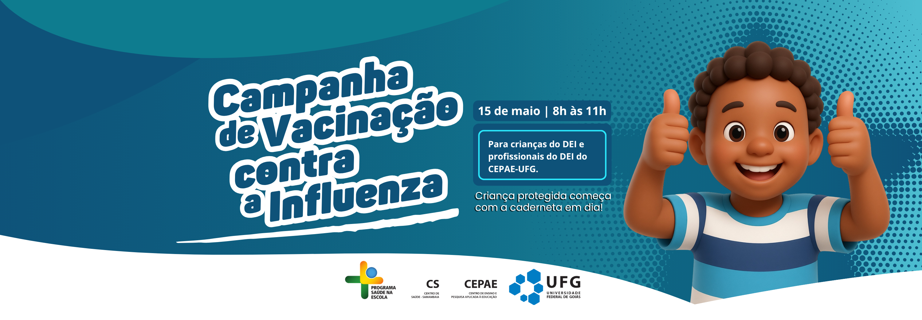 Campanha  Vacinação Influenza 2026 DEI banner