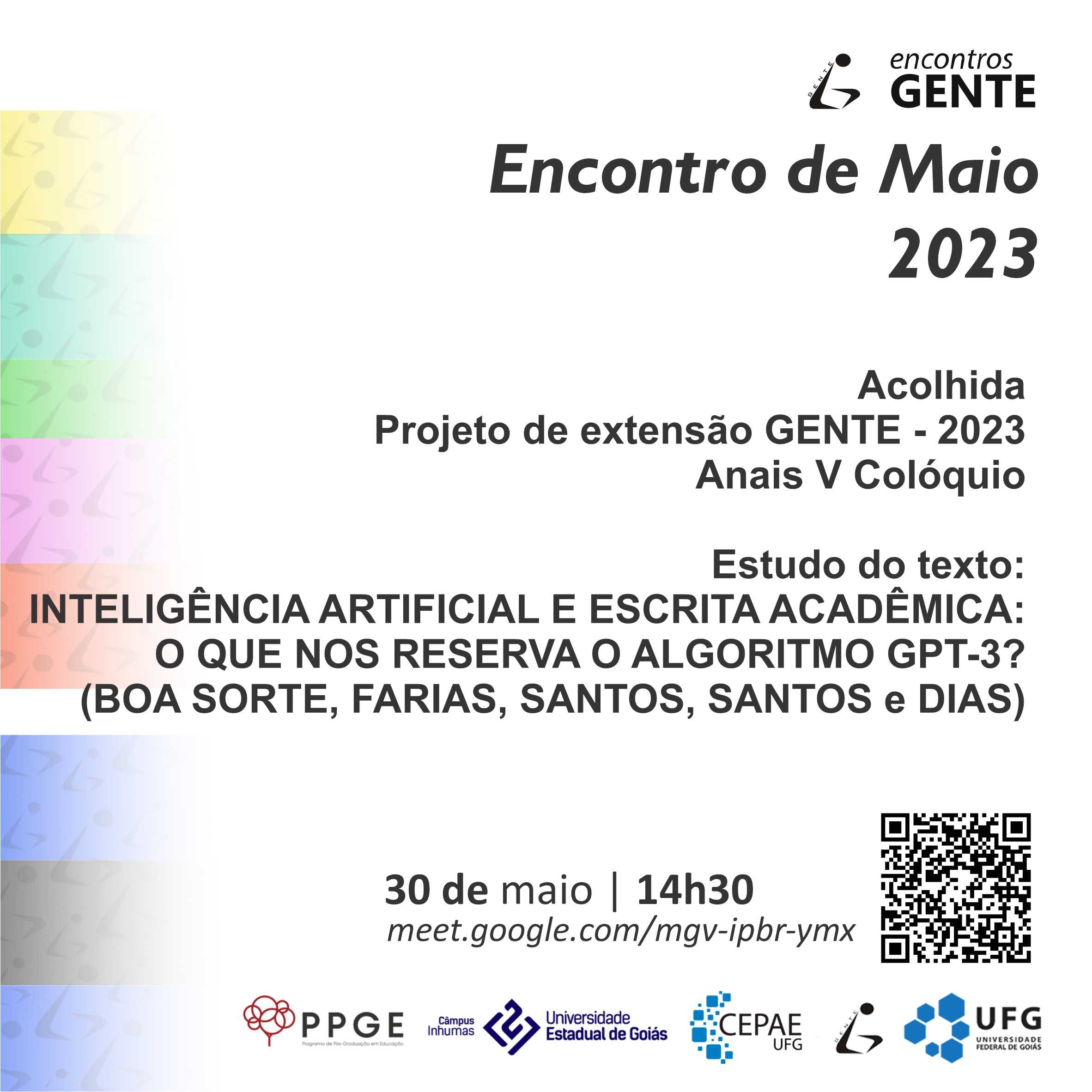 Convite GENTE MAIO 2023