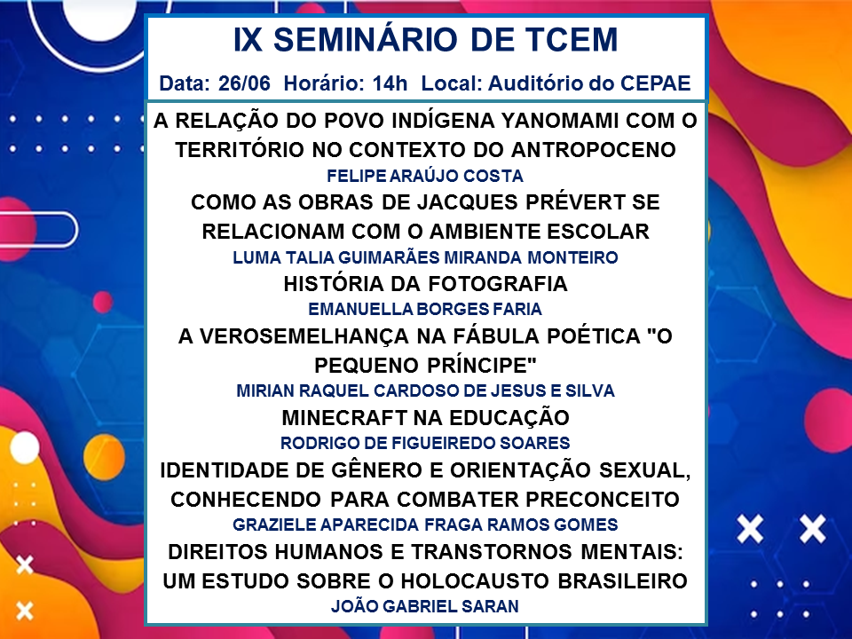 IX Seminário TCEM