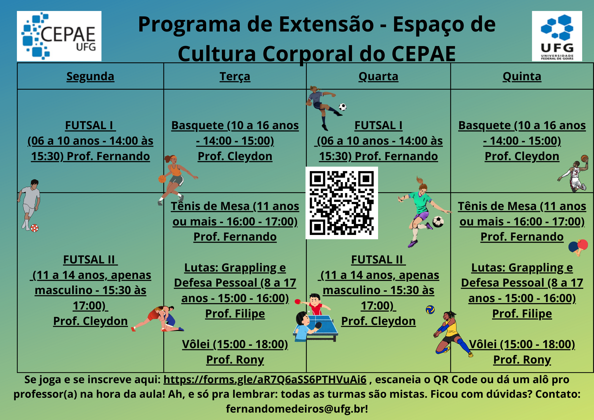 Programa Espaço de Cultura Corporal (2025-2)